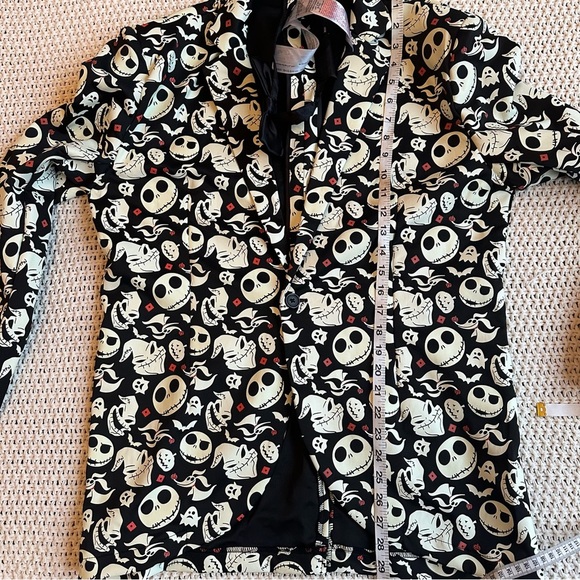 Disney Nightmare Before Christmas Glow in the Dark Blazer Light Up Bow Tie S/M - Picture 6 of 14